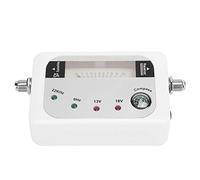 VBESTLIFE Satellite Finder with LED Indicator Light Digital Satellite Finder White 13~18V Satellite Signal Meter with Night Lighting Instrument Display Screen