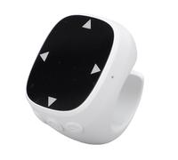 VBESTLIFE Scrolling Ring, Touchscreen Smart Remote Control with 5.3 for LOS Phones Tablets Photography Video Recording (White)