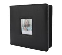 VBESTLIFE Small Photo Album 36Pages 2.62 X 2.12 Inch, 2x2 288 Pockets Retro PU Leather Photo Album, Photos Book for Go Instant Camera (Black)