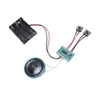VBESTLIFE Sound Recorder Module, 4 Minutes DIY Music Voice Recording Module Chip with Speaker, for Greetings Card, Crafts Cards