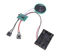 VBESTLIFE Sound Recorder Module, 4 Minutes DIY Music Voice Recording Module Chip with Speaker for Greetings Card, Holiday Crafts Cards