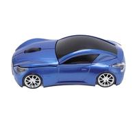 VBESTLIFE Sport Car Shape Computer Mice, 2.4Ghz Wireless Mouse, 1600DPI Optical Gaming Mice for PC Laptop, Ergonomic Design (Pearl Blue)