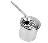 VBESTLIFE Stainless Steel Pottery Atomizer Glazes Pots Metal Sprayer for Ceramic Painting, Clay Tool for Art Professionals (Stainless Steel 3)