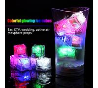 VBESTLIFE Swimming Dive Throw Toy Set, Color-Changing LED Ice Pieces for Pool Fun, 12Pcs - Applicable scene: Pool Party (Random Color)