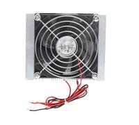 VBESTLIFE Thermoelectric Peltier Plate, 12W Cooling Module Kit with Semiconductor Cooler for Mini Fridge, Portable Air Conditioner, 5V USB Powered Small Space Cooler (With cold end fan)