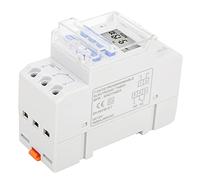VBESTLIFE Timer Switch, 12V DC 16A Programmable Timer with Removable Battery, 24 Hour Countdown Switch for DIN Rail, LCD Display Weekly Digital, 16 ON OFF Programs per Day