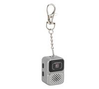 VBESTLIFE Tiny Keychain Camera, 1080P HD Video 2MP Photo Portable Digital Camera with 0.96 Inch Color Screen, 32GB Storage Card (Grey)