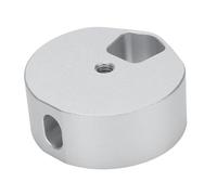 VBESTLIFE Tripod Adapter for Mini Satellite Dish, 1/4-20 and 3/8-16 Threads Fixing Clamp Mount Adapter for Outdoor Camping RV Travel