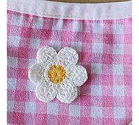 VBESTLIFE Unique Design Dog Bandana Soft Cotton Scarf for Pet Kerchief; Photo Shoots, Parties; Teddy; Orange (Roseate)