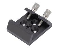 VBESTLIFE Universal Dovetail Base for Finder Scope, Aluminum Alloy Mounting Bracket with 2 Locking Wing Screws, with M4 & 1/4in Thread Hole