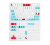VBESTLIFE Universal Mechanical Keyboard Keycaps, 110 Key Universal English PBT Keycaps, Ergonomic Oil Resistance Keyboard Keycaps for PC Computers