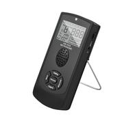 VBESTLIFE Universal Metronome with Volume Control 2.2-inch Screen Tempo Adjustment, Built-in Rechargeable Battery for Guitar Piano Violin, Silent Practice Tool