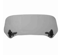 VBESTLIFE Universal Motorcycle Adjustable Windshield Spoiler - Transparent Air Deflector, CNC Quality, Fits Any Bike, Reduces Wind Noise & Enhances Riding Comfort (Smoked small style)