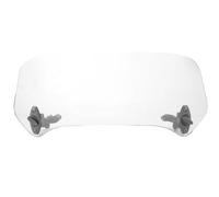 VBESTLIFE Universal Motorcycle Adjustable Windshield Spoiler - Transparent Air Deflector, CNC Quality, Fits Any Bike, Reduces Wind Noise & Enhances Riding Comfort (Transparent small style)