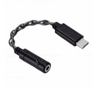 VBESTLIFE USB C to 3.5mm Headphone Adapter, CX31993 DAC Chip Support 24bit 96kHz Hi Res Audio, with Inline Controls and Aluminum Alloy Design (Black)