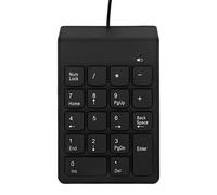 VBESTLIFE USB Number Pad, Numpad Numeric Keypad 18 Key Number Keypad Mini Keyboard for Laptop PC Computer Desktop Accessories Financial Tax Accounting Office Tool Gadgets