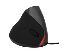 VBESTLIFE Vertical Ergonomic Mouse, Wired, Optical, 6 Buttons, Black, USB, PC/Laptop, Up to 3200DPI, Modern Style