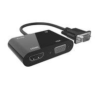 VBESTLIFE VGA to HDMI VGA Converter with 3.5mm Audio Input, Dual Screen Support, Stable Video Transmission, for Laptops Projectors