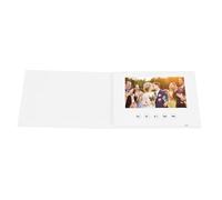 VBESTLIFE Video Greeting Card, 720P HD Electronic Video Brochure with 4GB Memory and Type C Interface, for DIY Wedding Xmas (7 Inch 1500mAh Li Ion Battery)