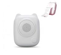VBESTLIFE Voice Thermal Printer, Mini Portable Thermal Printer Print Pod, Inkless Label Maker with Smart App for Phone & Tablet for Office & Home Use