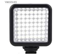 VBESTLIFE W49 Mini Portable Dimmable LED Video Light Panel On Camera Fill Light with 6000K Color Temperature for Photography Videography Content Creation ABS Material 3.1 x 2.6 x