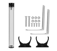 VBESTLIFE Water Cooling Tank, 190mm / 240mm / 300mm / 400mm*50mm Diameter POM Cylindrical CPU Water Cooler Reservoir System Heat Sink Kit for PC Computer(400mm)