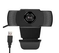 VBESTLIFE Webcam,Builtin Microphone,1080p,Black,Computer Office Camera,Free Drive,for Online Teaching, Online Class,Online Chat,video conference