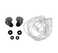 VBESTLIFE Wired Earbuds with Microphone, Bluetooth Ergonomic 3.5mm HiFi Earphones with Detachable Cable, Silver Plated Cable for Gaming Console PC Mobile