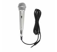 VBESTLIFE Wired Vocal Microphone, Professional Vocal Dynamic Handheld Microphone Clear Sound Quality with 6.35mm Jack XLR Cable, 3m/9.8ft, for Singing Speaker Meeting (Champagne)