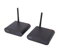 VBESTLIFE Wireless AV Sender, 8 Channels 2.4GHz 300m Long Range Transmitter Receiver, Anti Interference, for TV PC Stereo PAL NTSC Audio Video Transmiss (UK Plug)