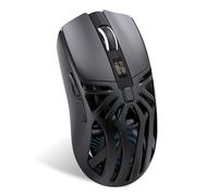 VBESTLIFE Wireless Gaming Mouse, Lightweight Mouse, 1200-10000 DPI, Tri-mode 2.4G/BT5.3/Wired, Rechargeable RGB Programmable Macro Mouse (Black)