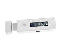 VBESTLIFE Wireless HDMI Transmitter and Receiver, 5G 2.4G 4K Decode 1080P Output Plug and Play Portable HD Multimedia Extender Kit for Projector TV Box (White)