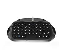 VBESTLIFE Wireless Keyboard, Mini Wireless Bluetooth Gaming Keyboard Chatpad for PS4 Controller