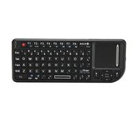 VBESTLIFE Wireless Mini Full Keyboard, 2.4GHz Wireless Mini QWERTY Keyboard, Touchpad and Presenter Combination