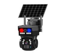 VBESTLIFE Wireless Outdoor Solar Camera for Home Security, 360° PTZ Outside 4G Dual Lens 4K Camera, Motion Detection, Night Vision, Water Proof