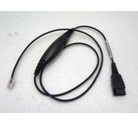 Compatible Jabra GN1216 QD-to-RJ9 Straight Cord for Avaya 1600 9600 series Phone