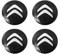 VBGPWAD 4 Pcs Car Center Hub Caps Sticker for Citroen Berlingo II 2008-2015,56mm/65mm, Wheel Cap Sticker Wheel Trims Wheel Center Hub Caps Badge Sticker,A