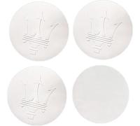 VBGPWAD 4 Pcs Car Center Hub Caps Sticker for Maserati Ghibli Granturismo Levante 56.5MM, Wheel Cap Sticker Wheel Trims Wheel Center Hub Caps Badge Sticker,E