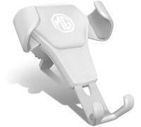 VBGPWAD Car Phone Holder for MG ZR 2001-2003, Super Stable Car Mount One Button Release Phone Holder Rotatable Mount Fits,White