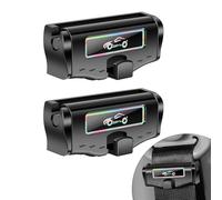 VBGURR 2 Pcs Car Seat Belt Clip Durable Seat Belt Adjuster Upgraded Seatbelt Clips to Prevent Strangulation Universal Seat Belt Stopper（Black ）