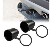 VBGURR 2 Pcs Trailer Hitch Ball Cover, 50mm Rubber Tow Bar Ball Cap Set