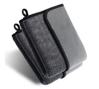 VBGURR 2Pcs Microfibre Car Drying Towel Extra Large 40x60cm Cleaning Cloth