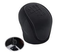 VBGURR 6 Speed Gear Stick Cover,6 Speed Gear Knob Cover,Universal Car Shift Knob Cover, Elastic Silicone Gear Shift Panel Cover,Anti Slip Car Shift Knob Head for Manual Transmissions (Black)