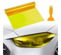 VBGURR Car Headlight Tint, Yellow, Polyester, Waterproof, 30*120cm