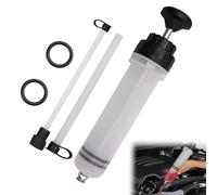 VBGURR Oil Suction Syringe 500 CC,Automotive Oil Change & Brake Fluid Extractor Pump with Extension Tube for Engine,Gearbox,Transmission,Coolant,Car Maintenance Tool (500cc)