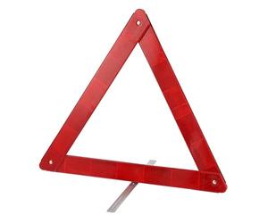 VBHdtE Breakdown Triangle Reflective Triangle Emergency Early Warning Device For Road Safety Metal Bracket Foldable(Red)