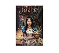 VBHEJRNE Alice Madness Returns Video Game Poster1 Poster Decorative Painting Canvas Wall Posters And Art Picture Print Modern Family Bedroom Decor Posters 08x12inch(20x30cm)