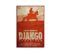 VBHEJRNE Django Unchained Movie Art Poster4 Poster Decorative Painting Canvas Wall Posters And Art Picture Print Modern Family Bedroom Decor Posters 08x12inch(20x30cm)