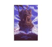 VBHEJRNE Howl's Moving Castle Movie Poster Poster Decorative Painting Canvas Wall Posters And Art Picture Print Modern Family Bedroom Decor Posters 12x18inch(30x45cm)