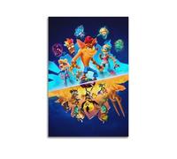 VBHEJRNE Vertical Poster for The Video Game Crash Bandicoot Series Crash Poster Decorative Painting Canvas Wall Posters And Art Picture Print Modern Family Bedroom Decor Posters 08x12inch(20x30cm)